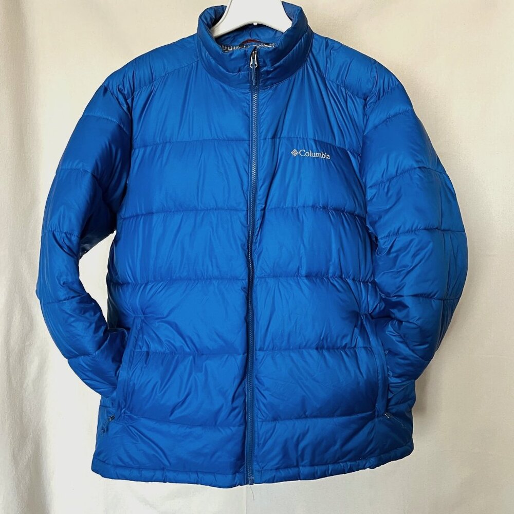 Columbia Men's XL Rapid Excursion Thermal Coil Puffer Jacket Blue